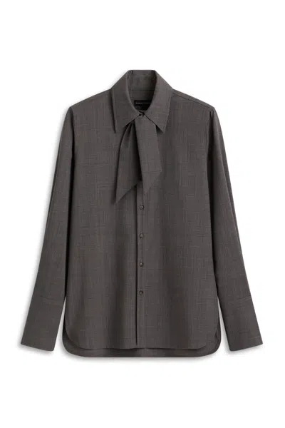Scanlan Theodore Plaid Cravat Shirt In Brown