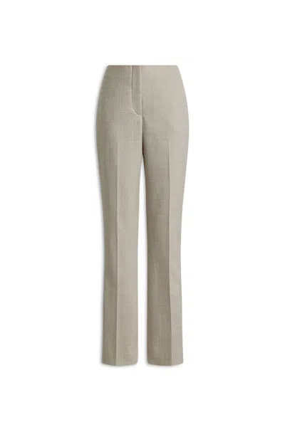 Scanlan Theodore Plaid Slim Leg Trouser In Gray