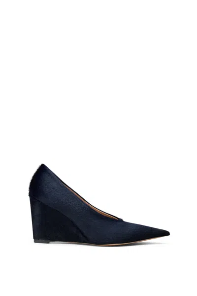Scanlan Theodore Pony Wedge Pump 9.5 In Sapphire
