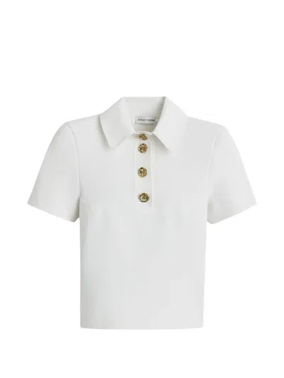 Scanlan Theodore Poppy Decorative-button Shirt In White