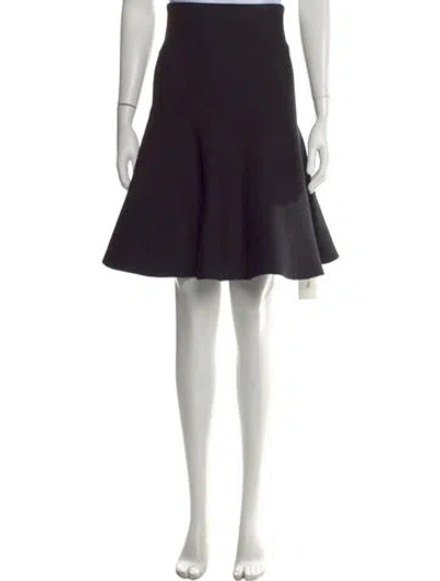 Pre-owned Scanlan Theodore Ruffle Embellishment Mini Skirt In Black