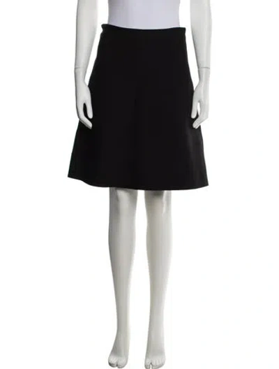Pre-owned Scanlan Theodore Ruffle Embellishment Mini Skirt In Black