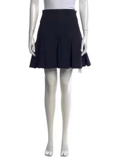 Pre-owned Scanlan Theodore Ruffle Embellishment Mini Skirt In Blue