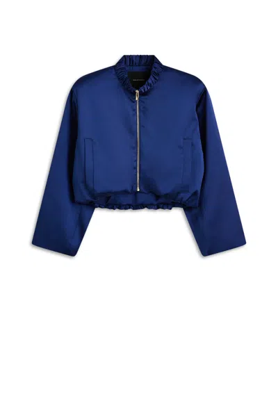 Scanlan Theodore Satin Bomber In Blue