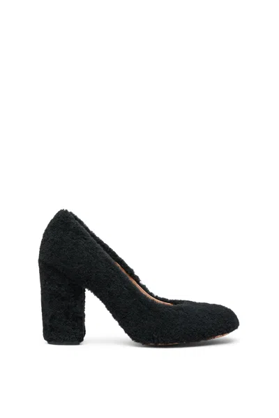 Scanlan Theodore Shearling Pump 9.5 In Black