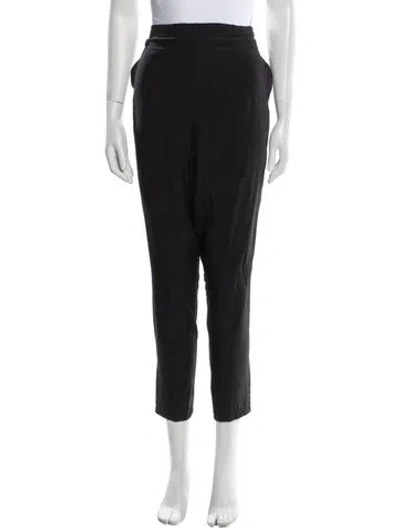 Pre-owned Scanlan Theodore Silk Straight Leg Pants In Multi