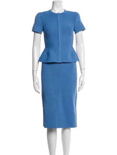 Pre-owned Scanlan Theodore Skirt Set In Blue