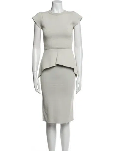 Pre-owned Scanlan Theodore Skirt Set In Gray