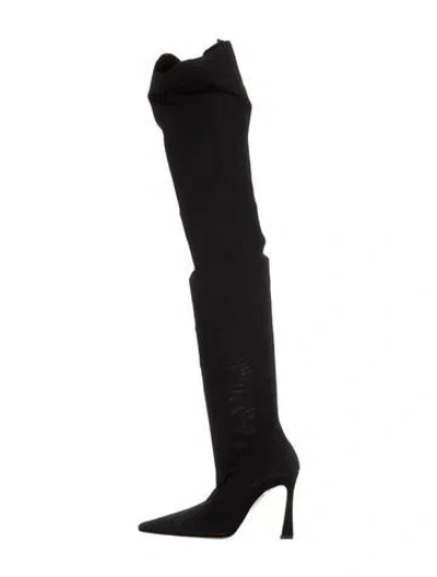 Pre-owned Scanlan Theodore Sock Boots In Black