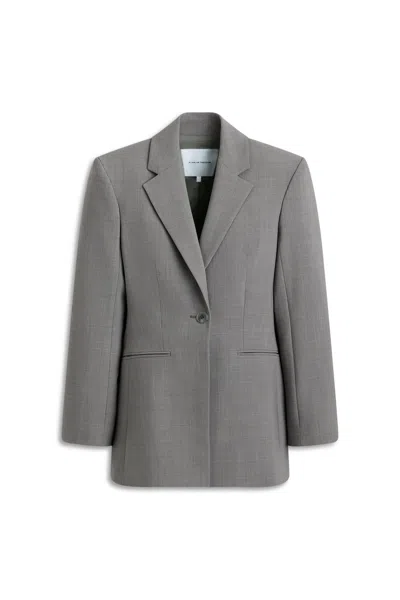Scanlan Theodore Soft Tailored One Button Jacket In Mink