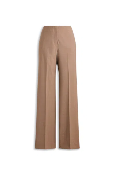 Scanlan Theodore Soft Tailored Trouser In Brown