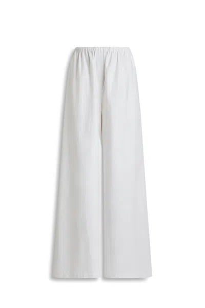 Scanlan Theodore Soft Wide Leg Trouser In White