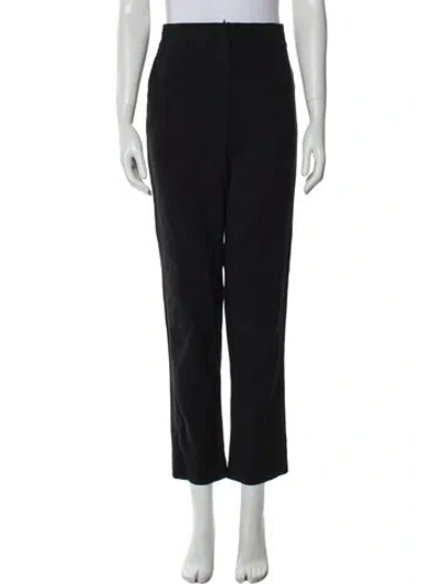 Pre-owned Scanlan Theodore Straight Leg Pants In Black
