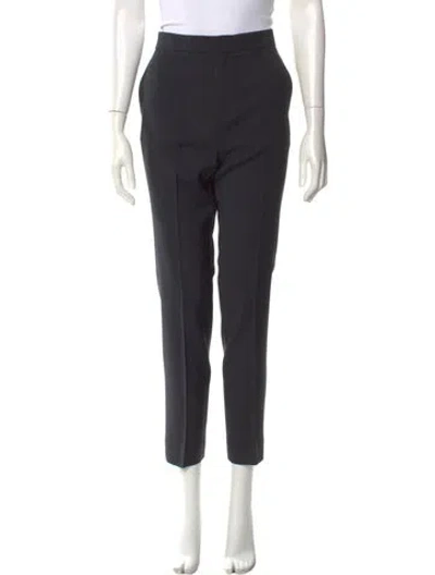 Pre-owned Scanlan Theodore Straight Leg Pants In Black