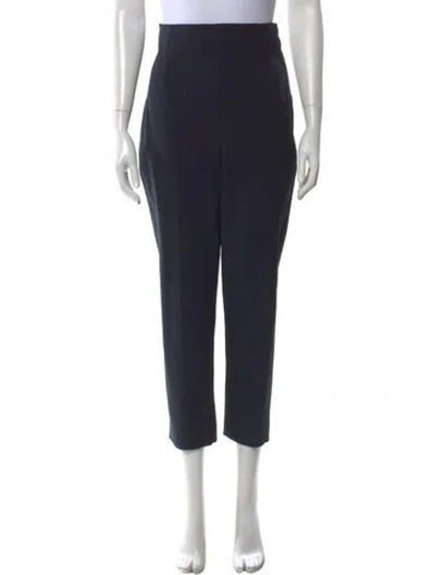 Pre-owned Scanlan Theodore Straight Leg Pants In Black