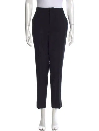 Pre-owned Scanlan Theodore Straight Leg Pants In Black