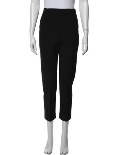Pre-owned Scanlan Theodore Straight Leg Pants In Black