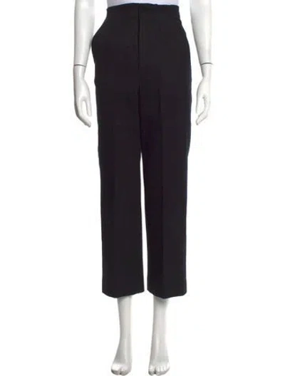 Pre-owned Scanlan Theodore Straight Leg Pants In Black