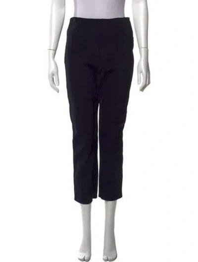 Pre-owned Scanlan Theodore Straight Leg Pants In Black