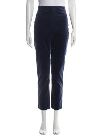 Pre-owned Scanlan Theodore Straight Leg Pants In Blue