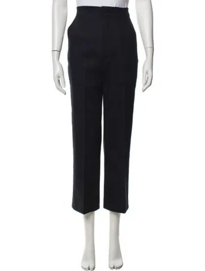 Pre-owned Scanlan Theodore Straight Leg Pants In Blue