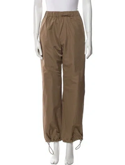 Pre-owned Scanlan Theodore Straight Leg Pants In Brown