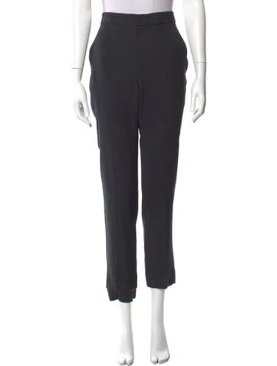 Pre-owned Scanlan Theodore Straight Leg Pants In Gray