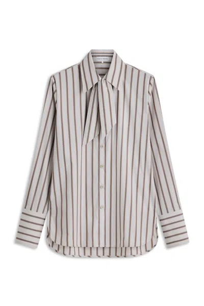 Scanlan Theodore Stripe Cravat Shirt In Multi