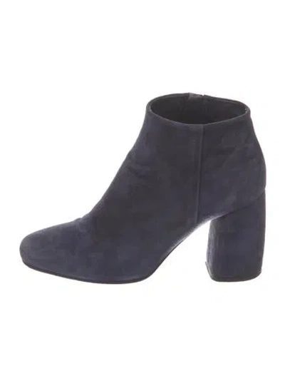 Pre-owned Scanlan Theodore Suede Boots In Blue