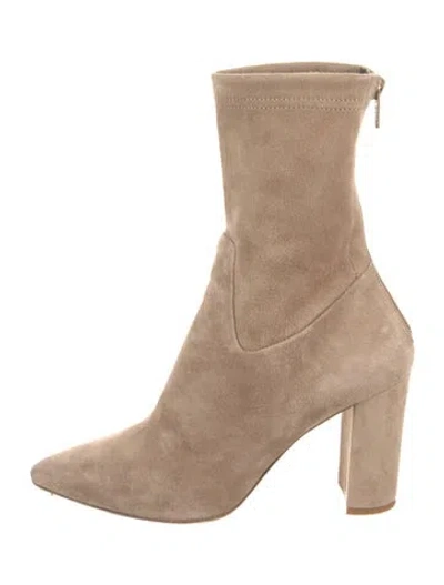 Pre-owned Scanlan Theodore Suede Sock Boots In Multi