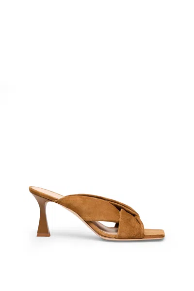 Scanlan Theodore Suede Twist Mule 8 In Green