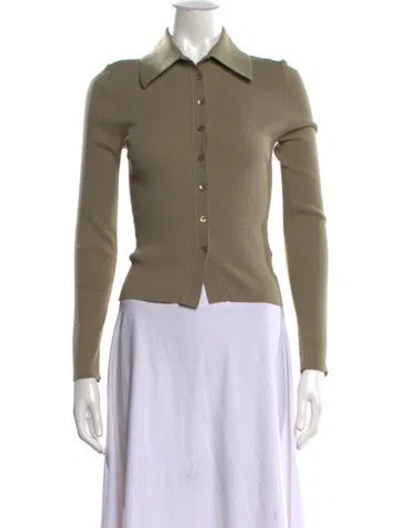 Pre-owned Scanlan Theodore Sweater W/ Tags In Green/neutrals