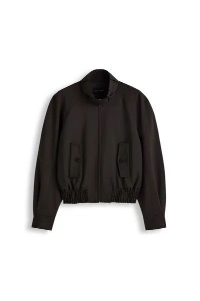 Scanlan Theodore Tailored Trench Bomber In Black