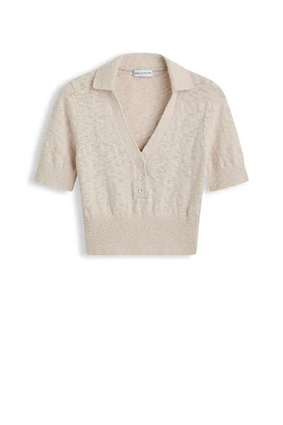Scanlan Theodore Textured Knit Shirt In Neutral
