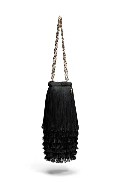 Scanlan Theodore The Fringed Drawstring Bag In Black