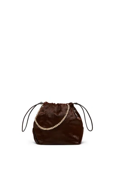 Scanlan Theodore The Pony Drawstring Bag In Dark.spice
