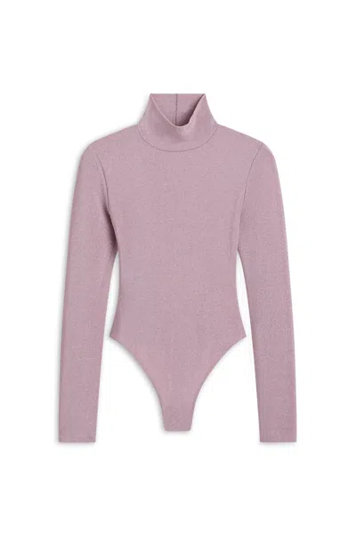 Scanlan Theodore Turtleneck Bodysuit In Pink