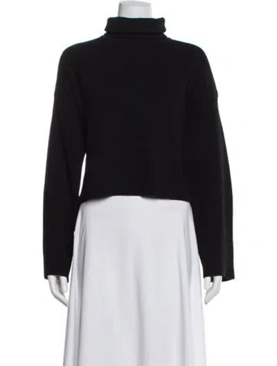 Pre-owned Scanlan Theodore Turtleneck Sweater In Black