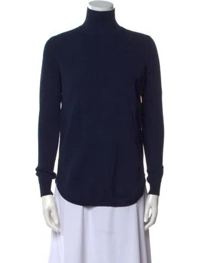 Pre-owned Scanlan Theodore Turtleneck Sweater In Blue