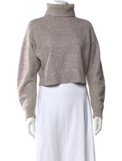 Pre-owned Scanlan Theodore Turtleneck Sweater In Grey