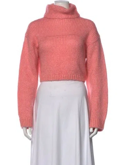 Pre-owned Scanlan Theodore Turtleneck Sweater In Pink