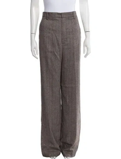Pre-owned Scanlan Theodore Tweed Pattern Wide Leg Pants W/ Tags In Multicolor