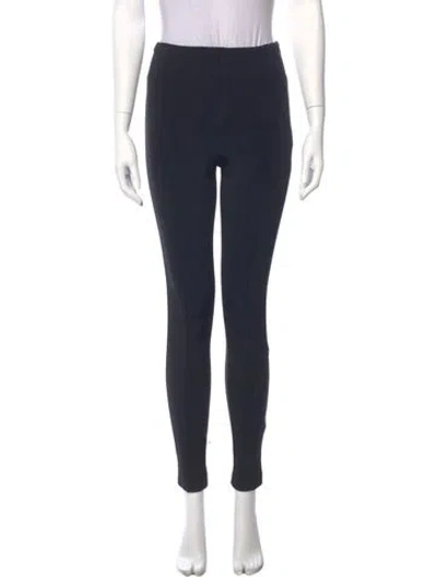 Pre-owned Scanlan Theodore Virgin Wool Skinny Leg Pants In Blue