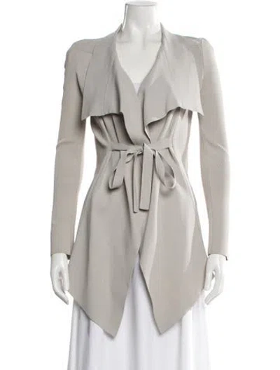 Pre-owned Scanlan Theodore V-neck Sweater In Neutral