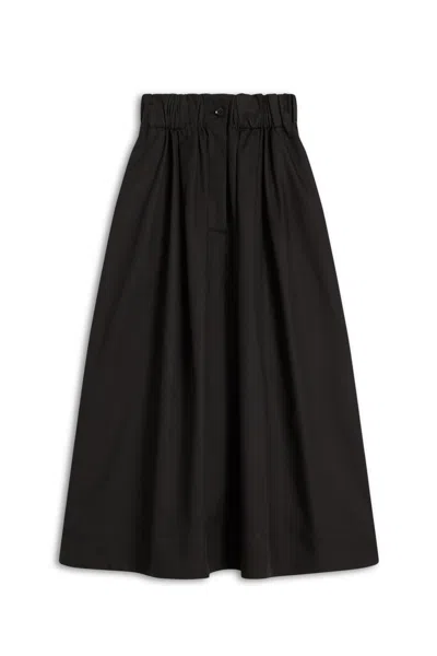 Scanlan Theodore Wide Cargo Skirt In Black