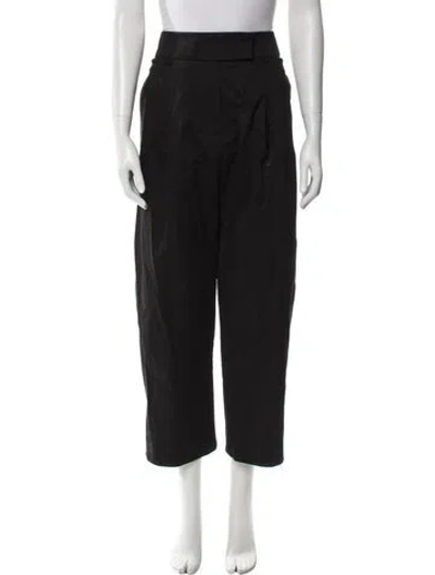 Pre-owned Scanlan Theodore Wide Leg Pants In Black