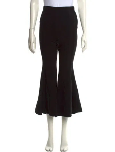 Pre-owned Scanlan Theodore Wide Leg Pants In Black