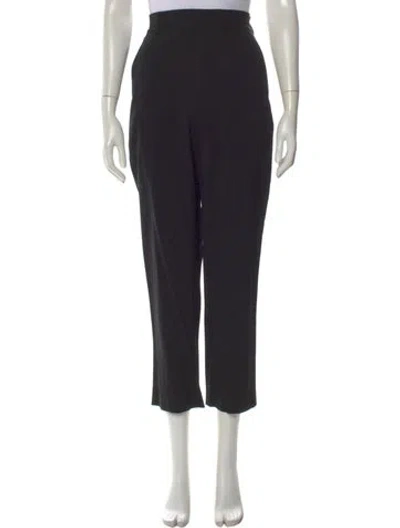 Pre-owned Scanlan Theodore Wide Leg Pants In Black