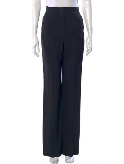 Pre-owned Scanlan Theodore Wide Leg Pants In Black