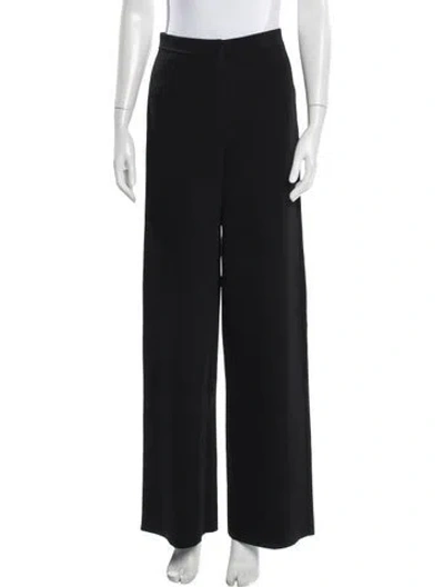 Pre-owned Scanlan Theodore Wide Leg Pants In Black